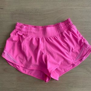 Lululemon Hotty Hot Shorts Dark Prism Pink